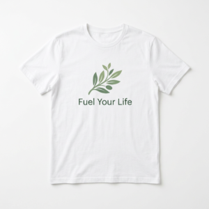 Fuel Your Life graphic T-shirt by The Nourish Wear
