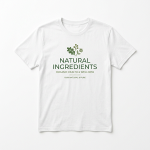 Natural Ingredients graphic T-shirt by The Nourish Wear