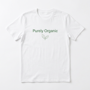 Purely Organic graphic T-shirt by The Nourish Wear